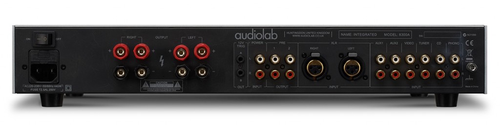 Audiolab 8300A rear